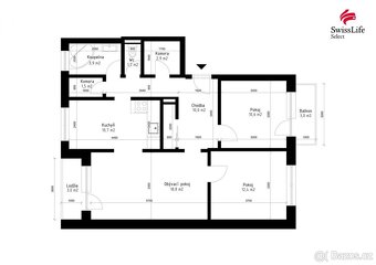 Prodej bytu 3+1 82 m2 28. října, Dašice - 5