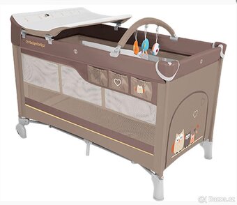 Cestovní postýlka s přebalovacím pultem Baby dream - 5