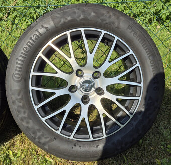Al disky 5x112 Škoda + letní pneu 205/55/R16 - 5