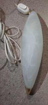 noční světlo, skleněná lampa - 5