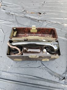 3x Polní telefon a cívka - 5