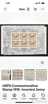 1918 error znamka obracena jenny - 5