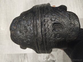 Kovářská výzdoba datovaná r. 1899 na kování oje vozu - 5
