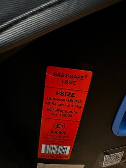 Autosedačka Britax Romer Baby-Safe 2 i-Size - vajíčko - 5