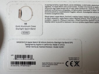 Apple Watch SE 40mm Gold Aluminum + Starlight Sport Band - 5