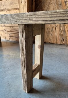 Dřevěná lavička - 5