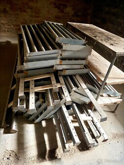 PRŮMYSLOVÉ OCELOVÉ REGÁLY | 180×100×33 cm | VYSOKÁ NOSNOST - 5