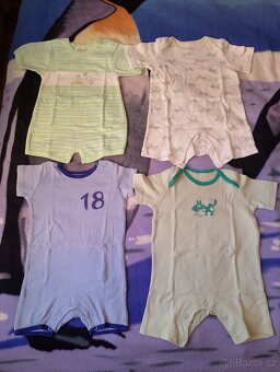 kojenecké oblečení (kluk) vel. 62+spací pytel - 5