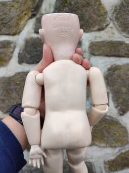 Panenka porcelán,kloubové tělo - 5