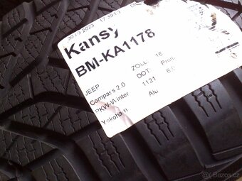 alu kola 5x110 r16 čidla tpms - 5