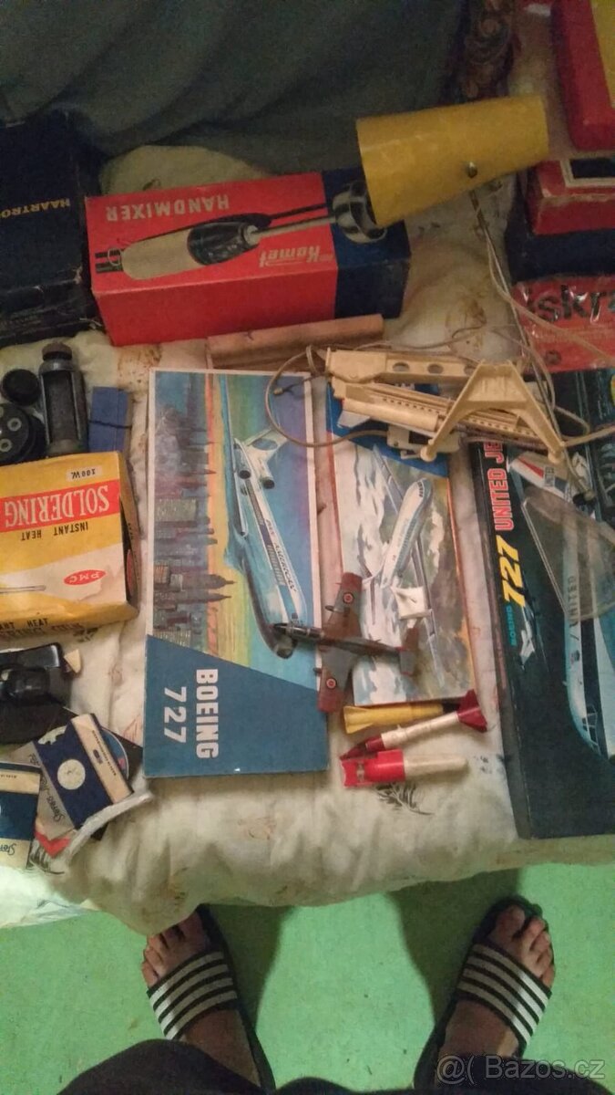Retro modely letadel a lodí a mix věci - 6
