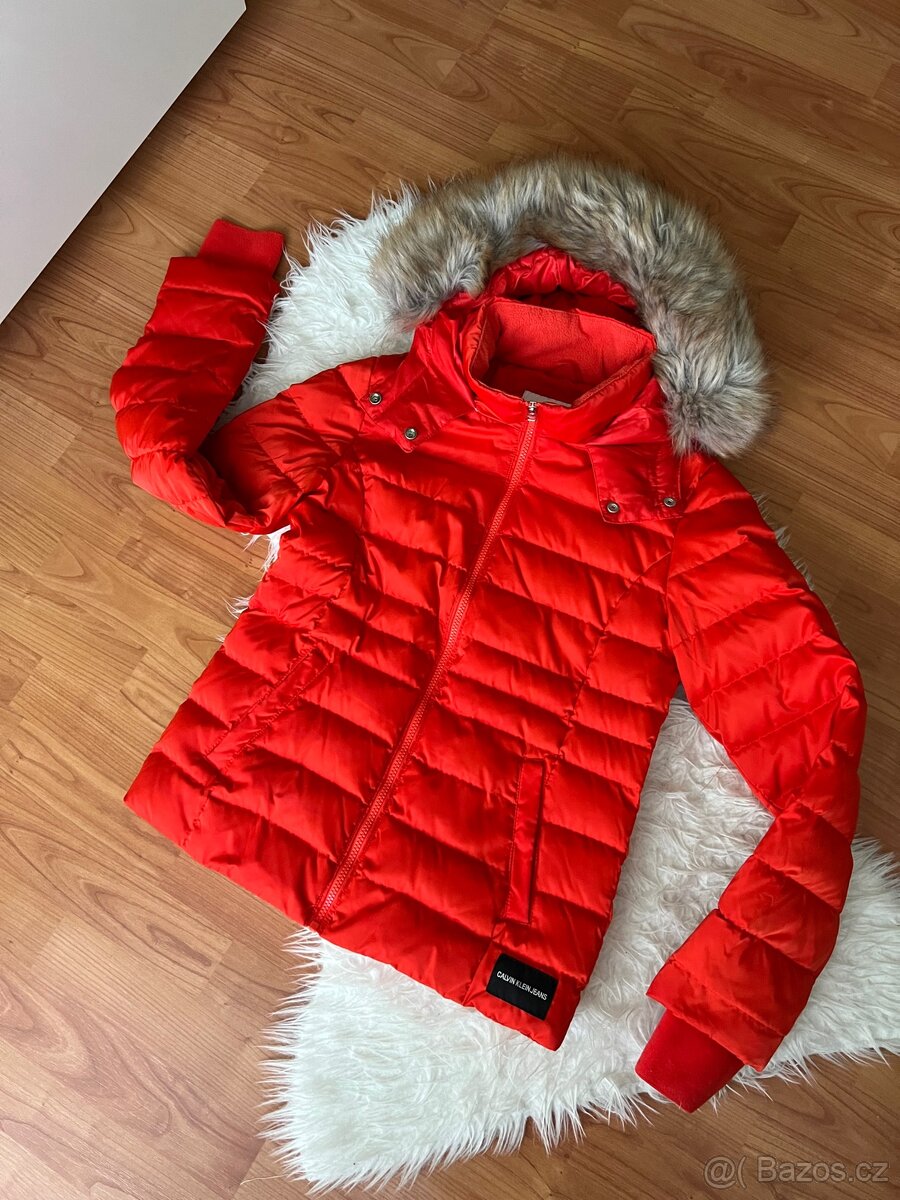 CALVIN KLEIN NOVÁ ZIMNÍ BUNDA VEL.M - 6