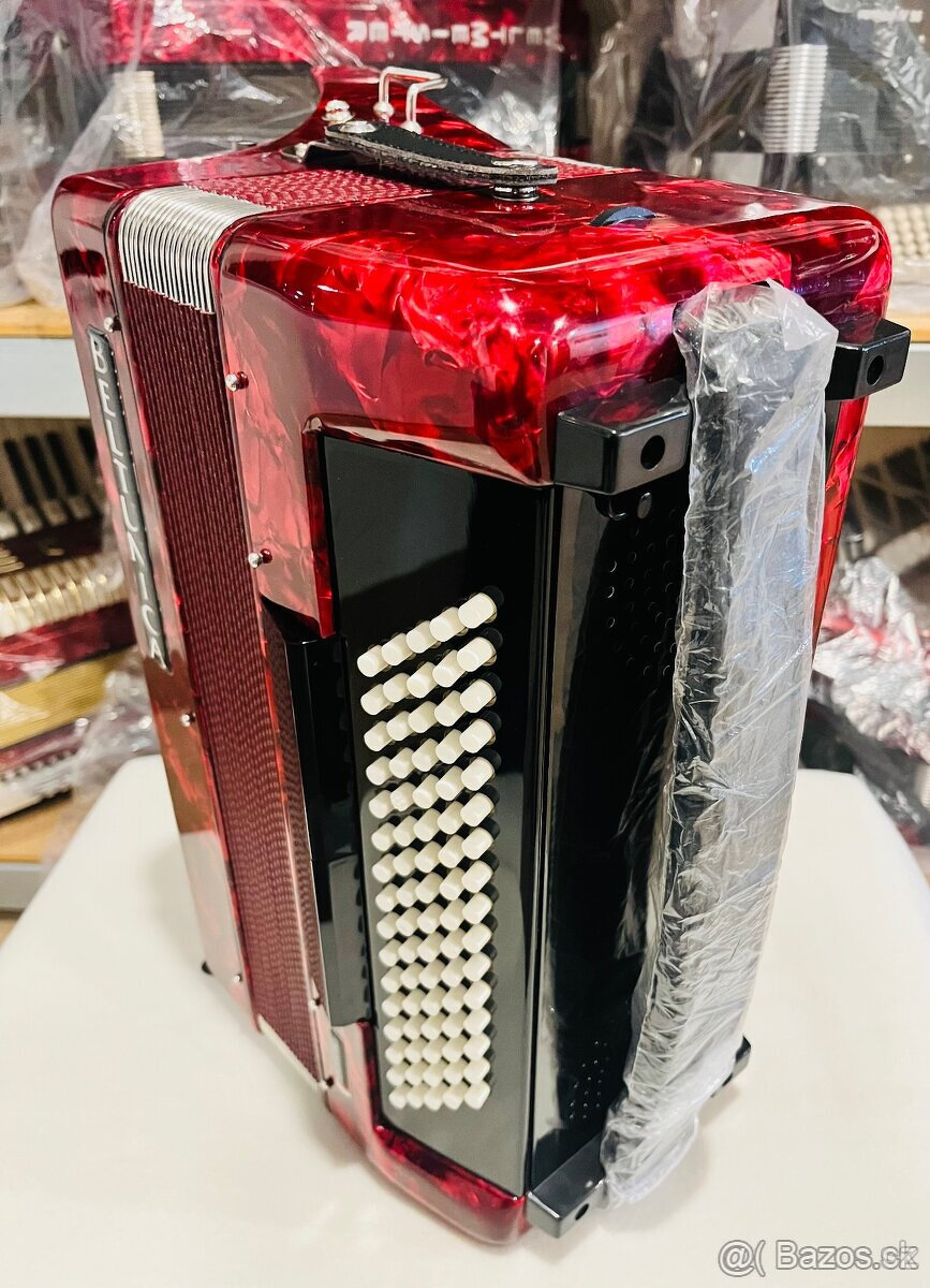 Nový akordeón Beltunica Vivaldi- 80 basový- krásny zvuk, odľ - 6