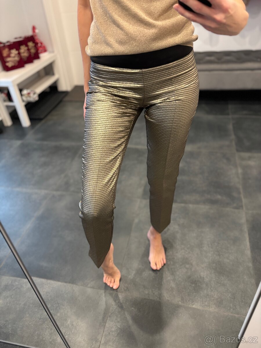 Armani zlaté kalhoty - 6