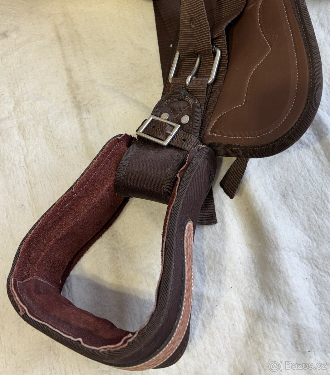Westernový sedlový komplet 3) hnědý WADE - 6