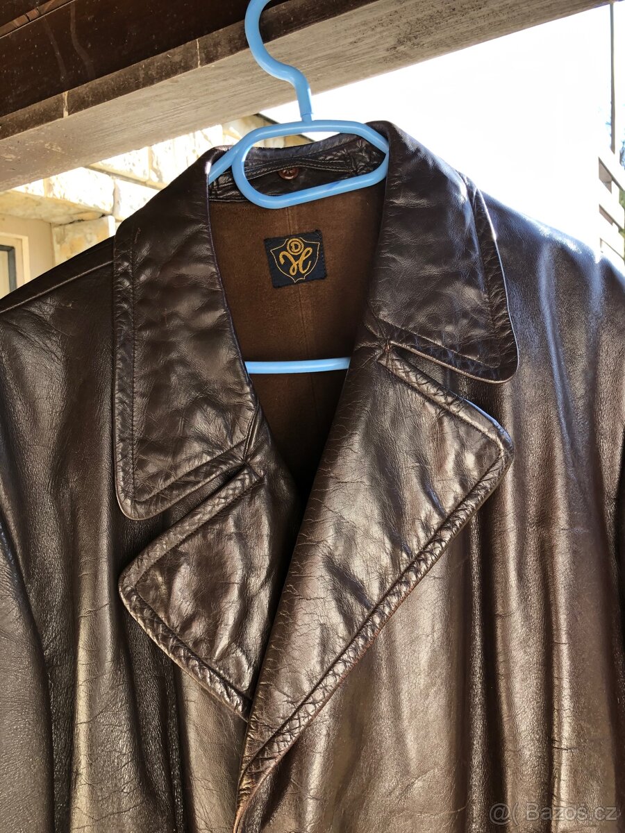 Pánský kožený kabát - 6