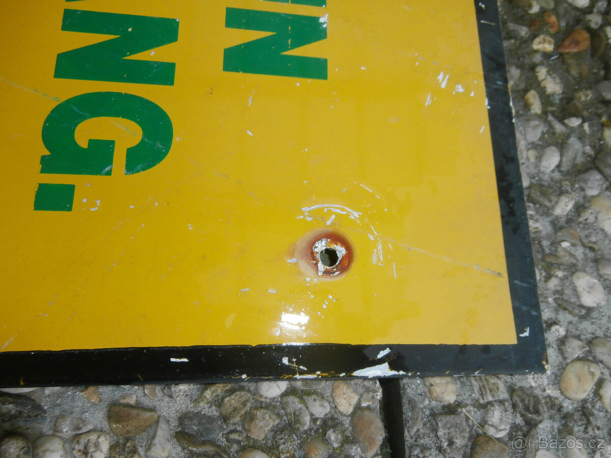 Cedule starší POLICIE státní hranice za 1.000 kč - 6