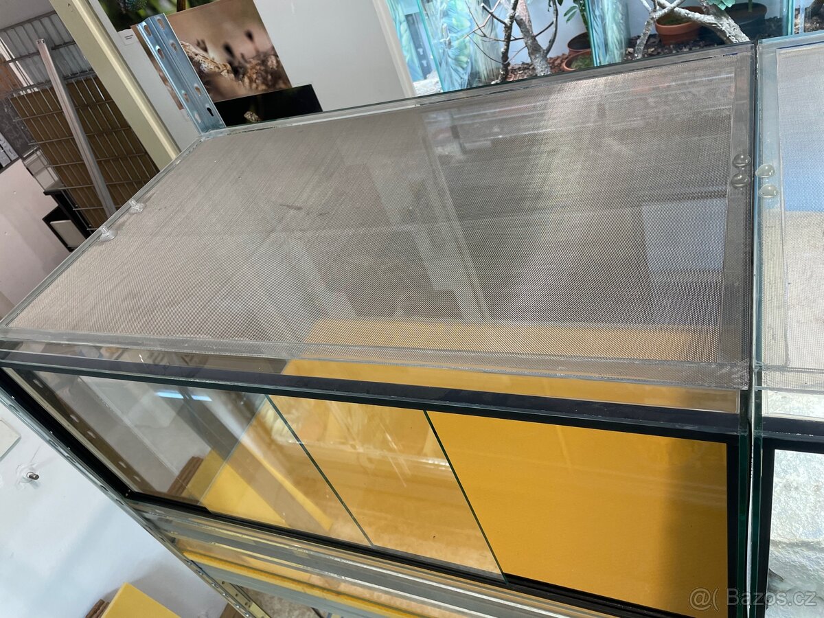 Terárium 90x60x50 celosíť - Nepoužité 2ks - 6