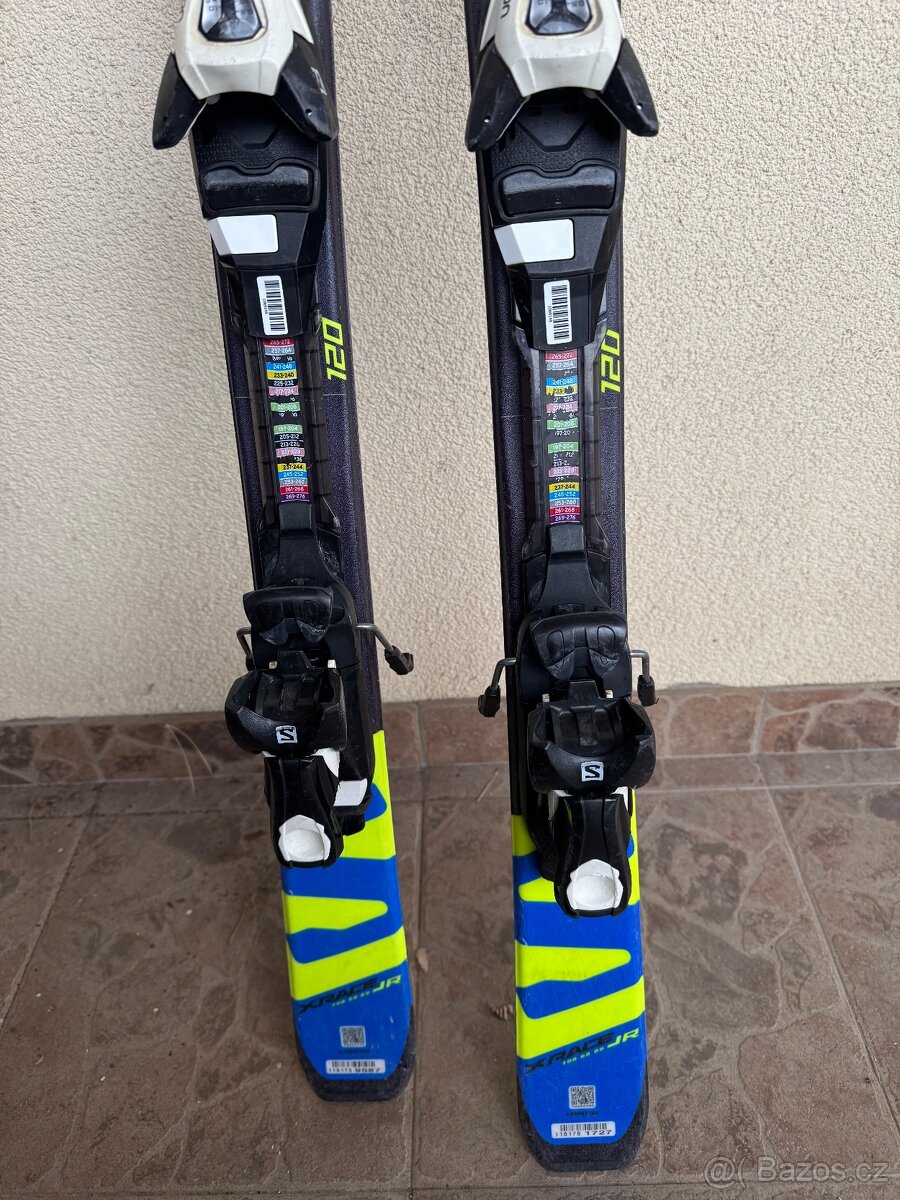 Detske lyze Salomon xrace JR 120 cm - 6