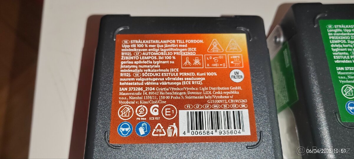 H7 žárovky halogen box NOVÉ, 3 varianty - 6