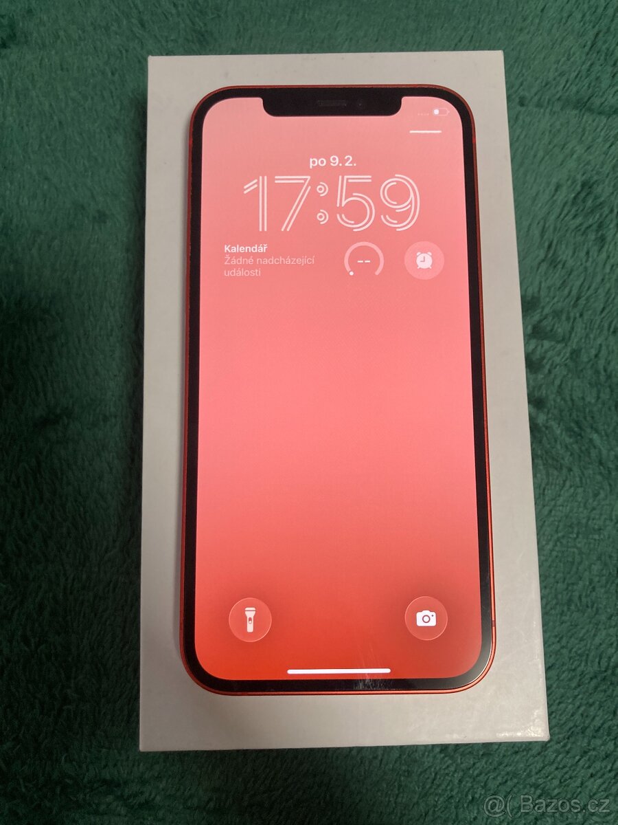 iPhone 12 128GB Červený Baterie 93% - 6