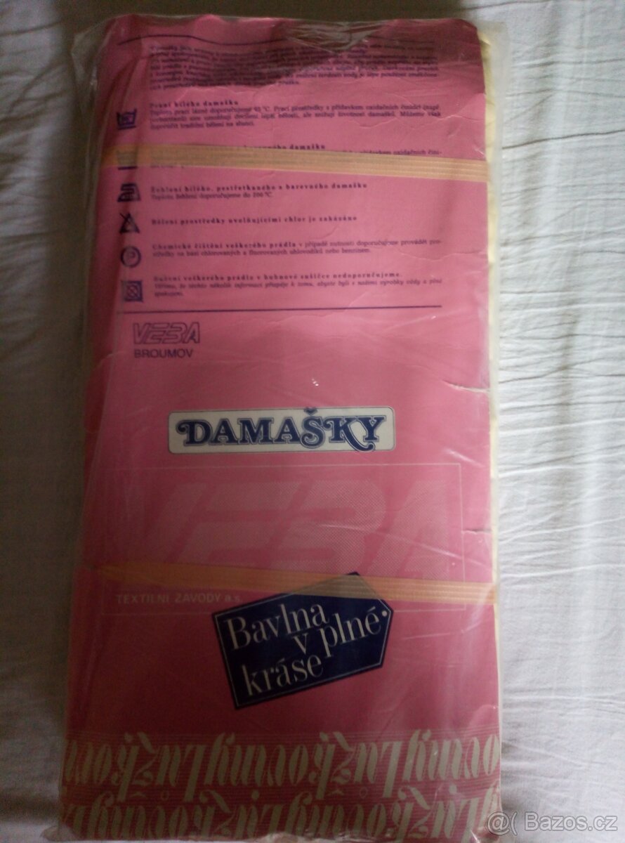 Retro DAMAŠKOVÉ povlečení - 6