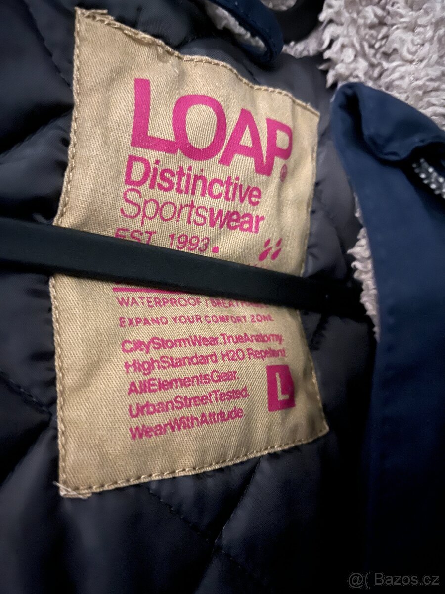 Nová Loap dlouhá budna, parka vel L Naroko modrá - 6