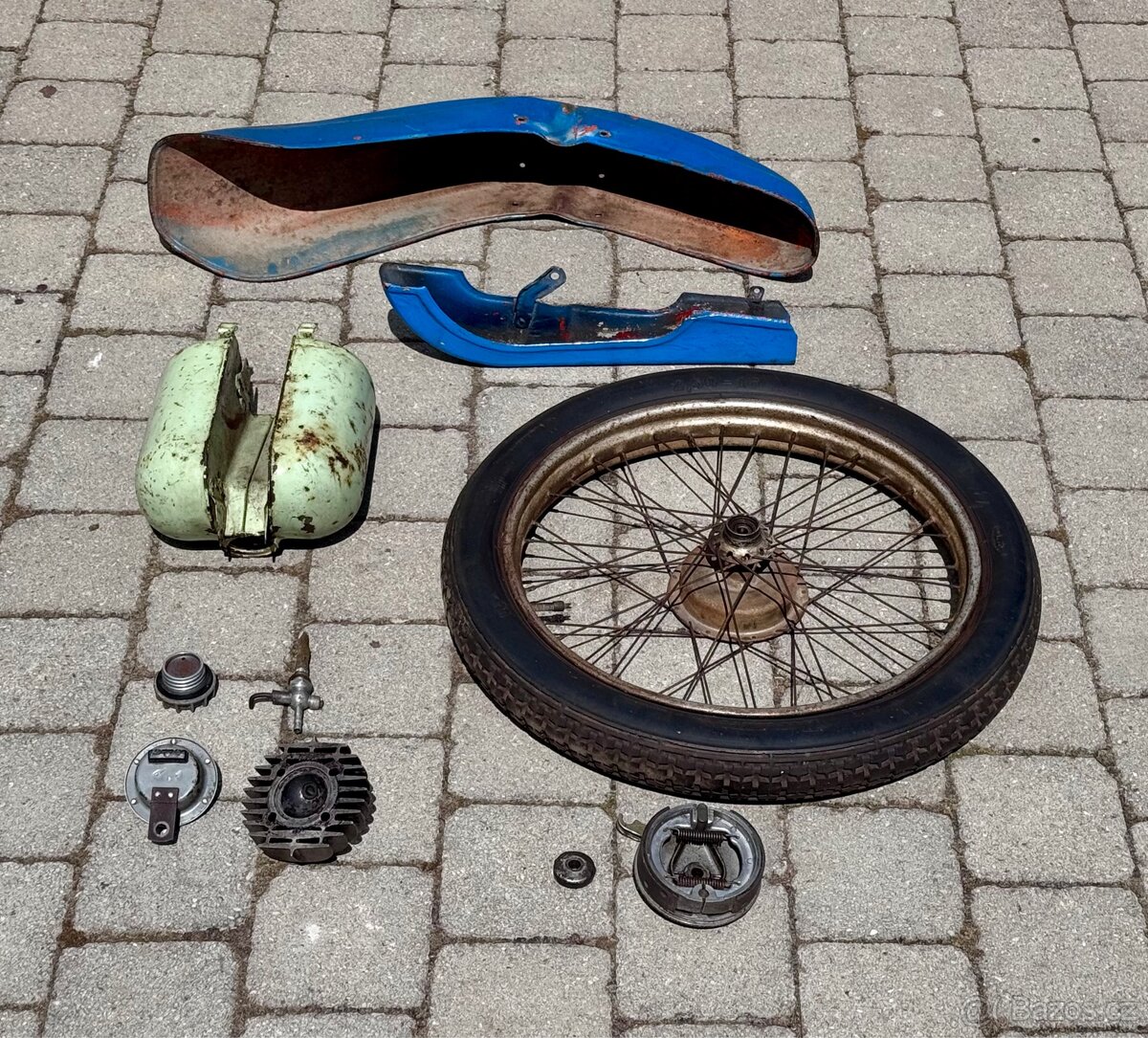 Jawa 50 parez, pionyr, fichtl - díly - 6