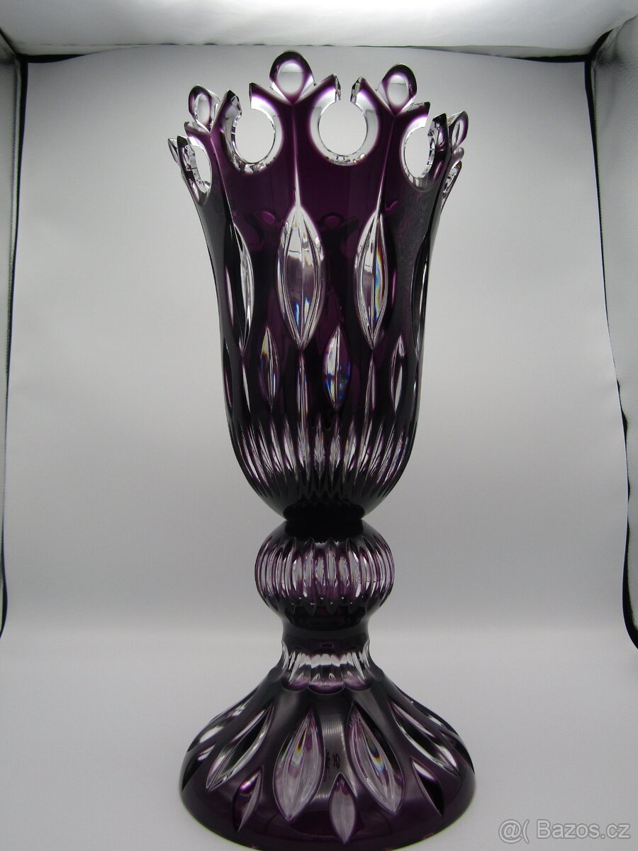 ceasar crystal flamenco váza barevný křišťál - 6