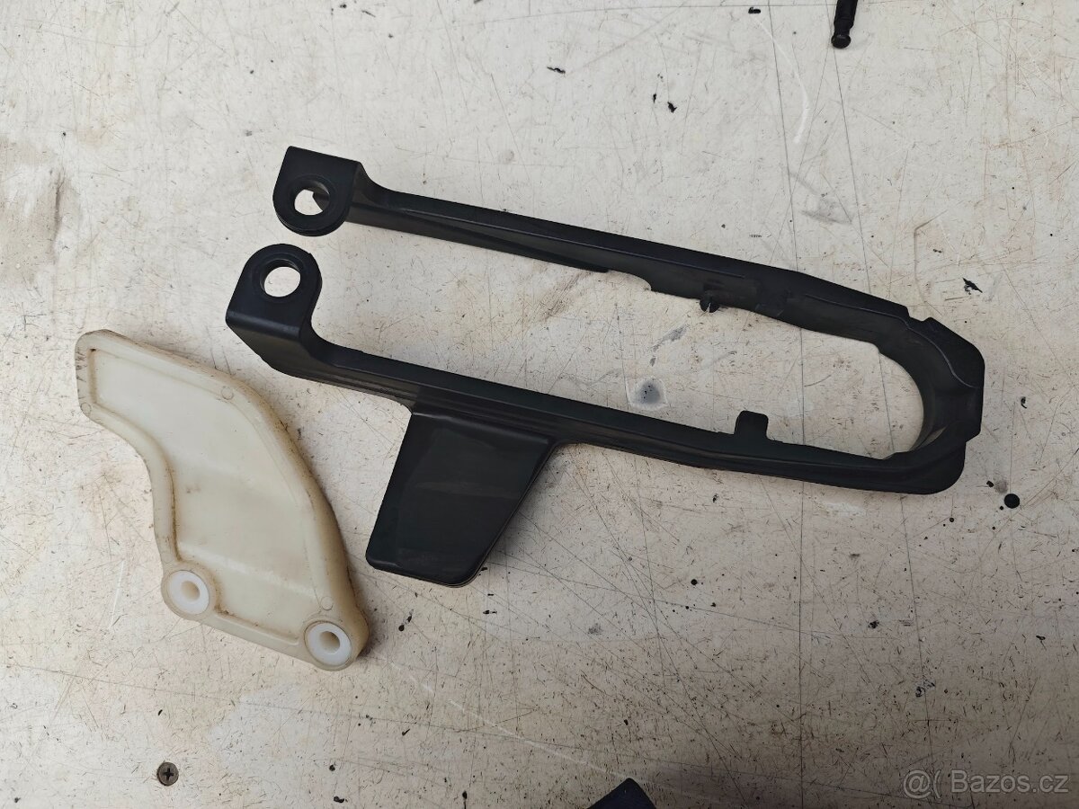 Honda FMX 650 - Ovladače - kryt řetězu - vodítka - stojan - 6