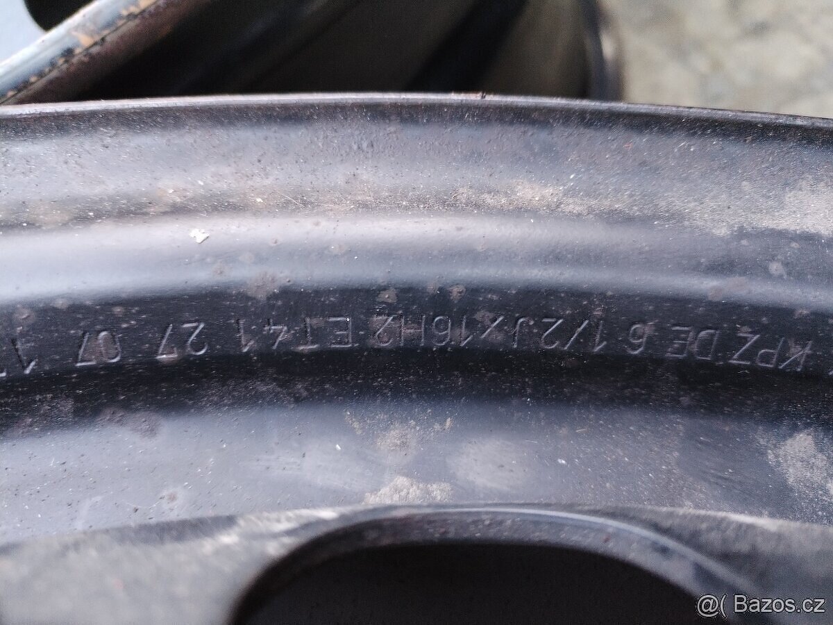 plech. disky 5x105 R16 ET41 OPEL astra J K mokka - 6