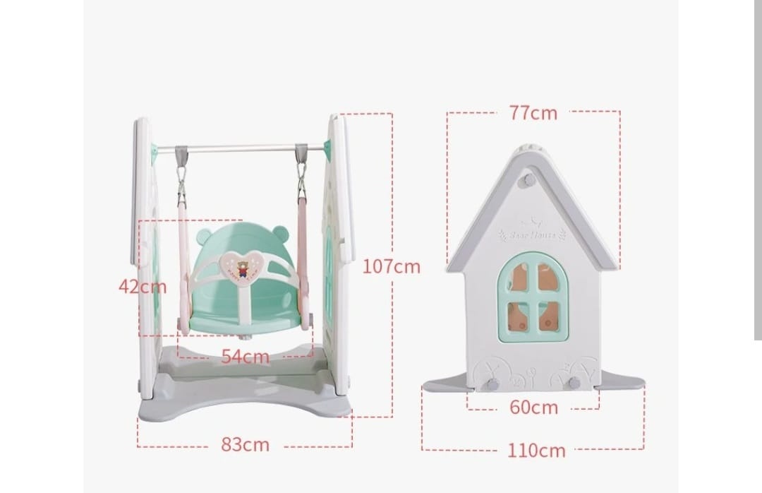 Dětský domeček s houpačkou - 6
