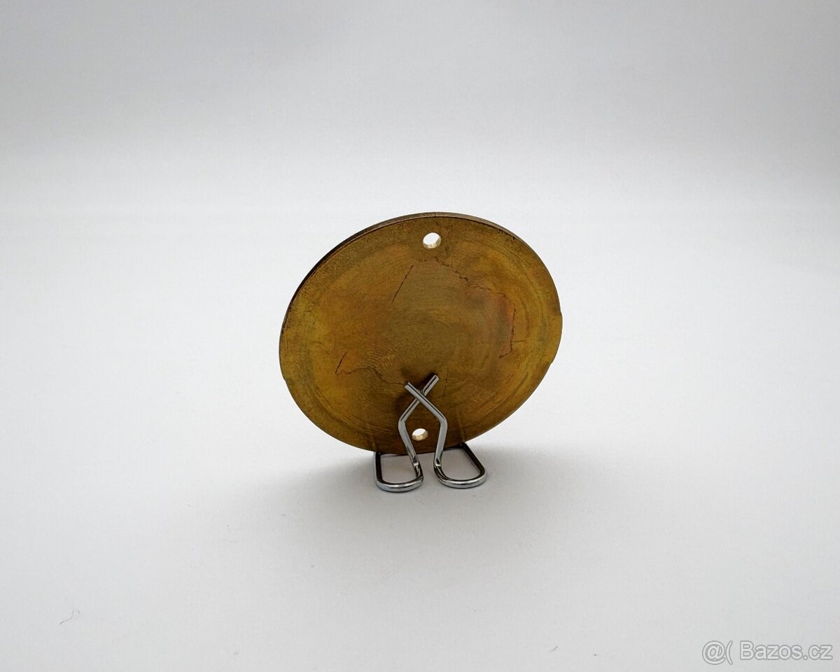 Znak Praga 45 mm – mosazný středový znak - 6