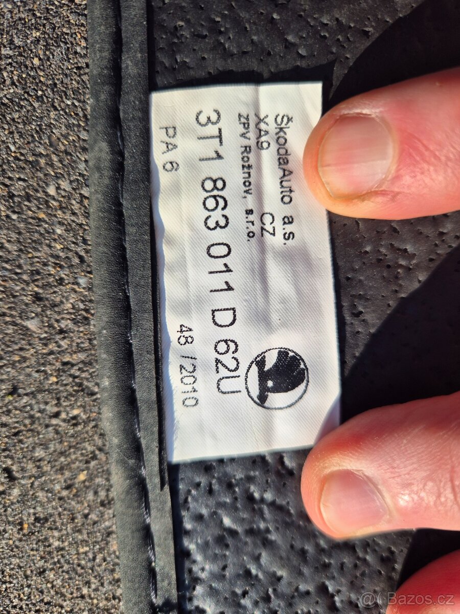 Koberečky original Škda Superb Combi 2 - 6