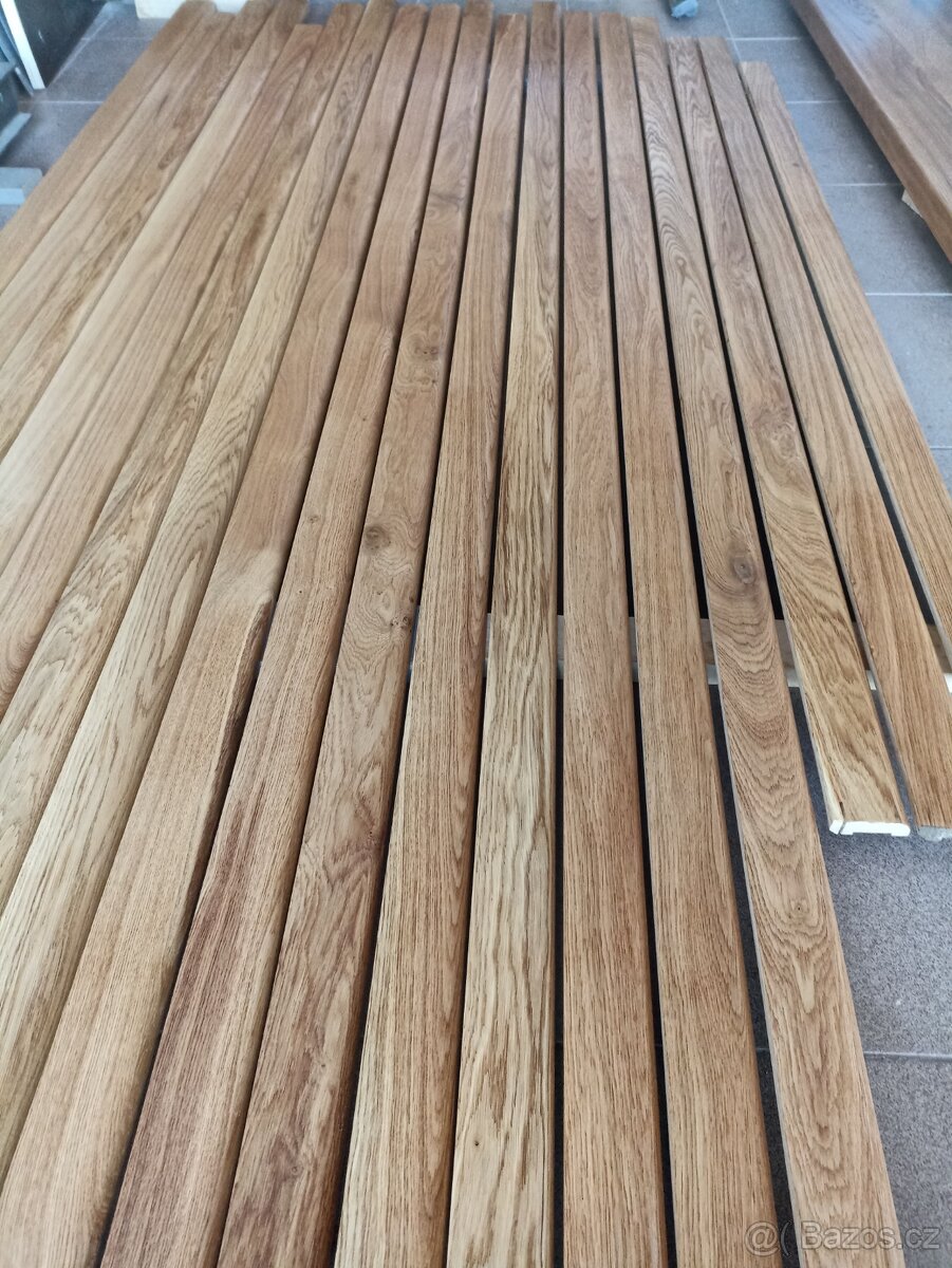 Dubové, jasanové schodnice nášlapy - 6