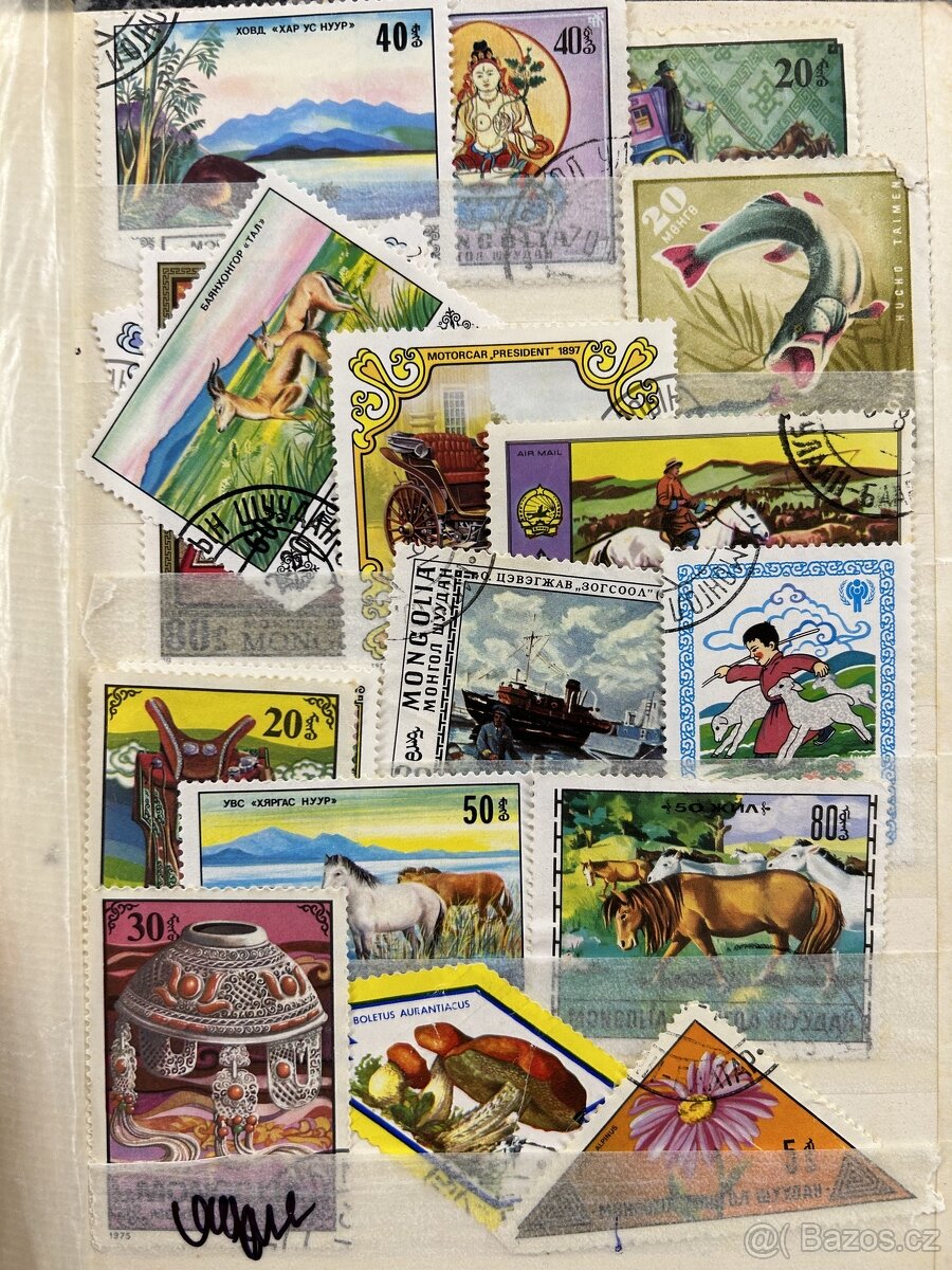 Sbírka známek mix - 6