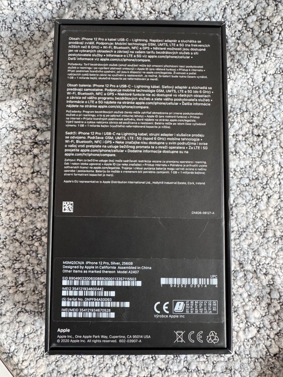 Iphone 12 Pro, 256GB - 6