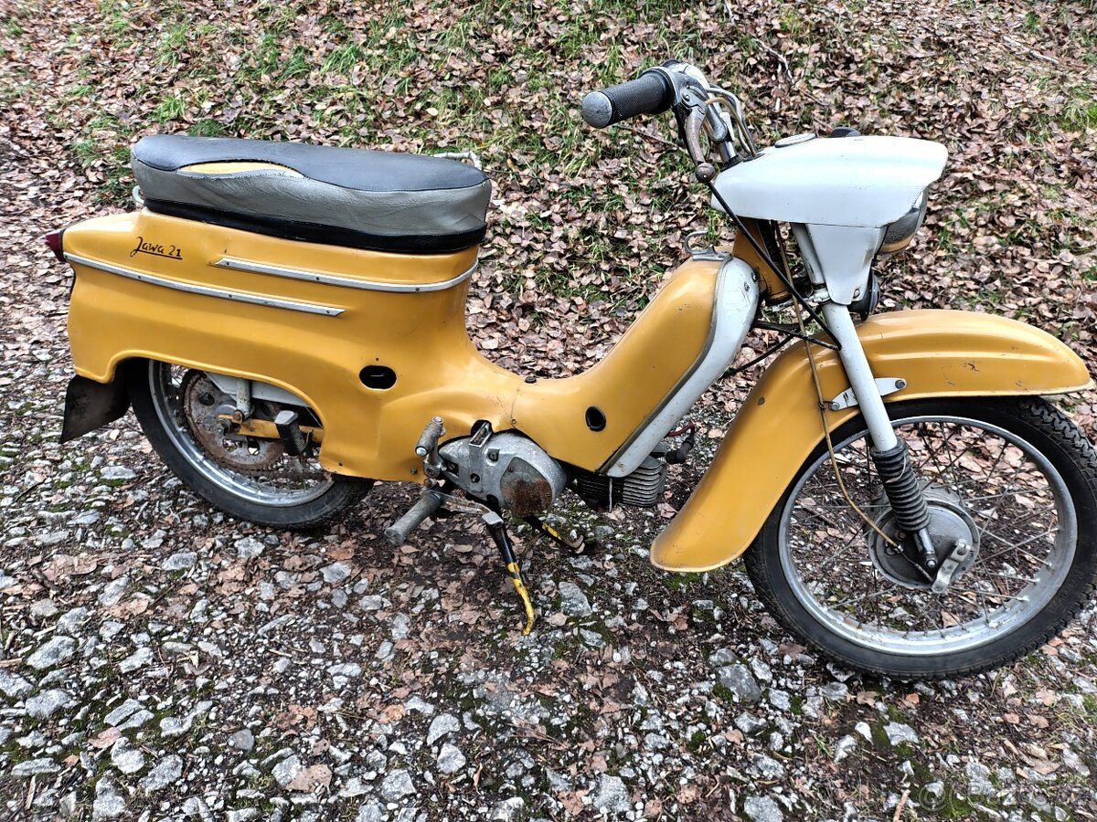 Jawa 50/21 pionýr s platným TP a SPZ - 6