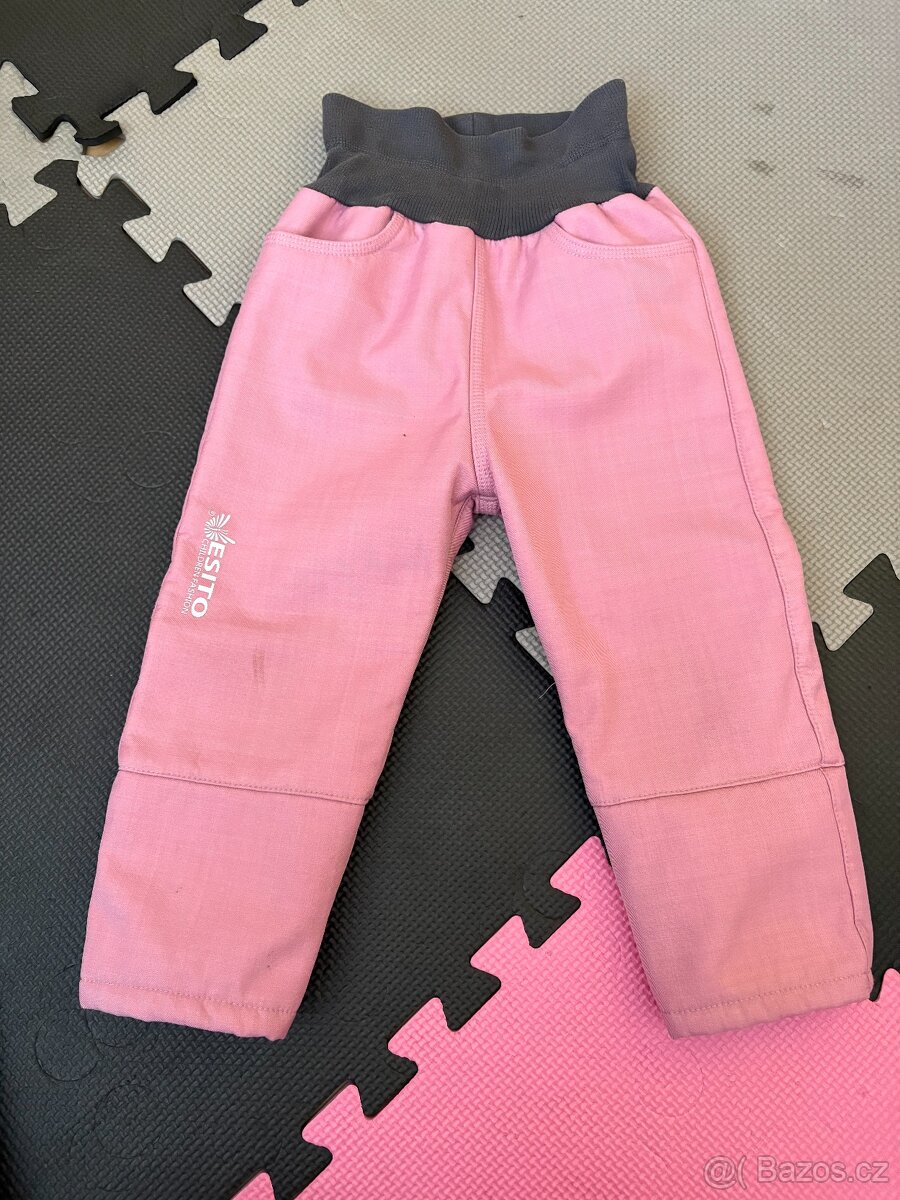 Softshellové kalhoty 92 - 98 - 6