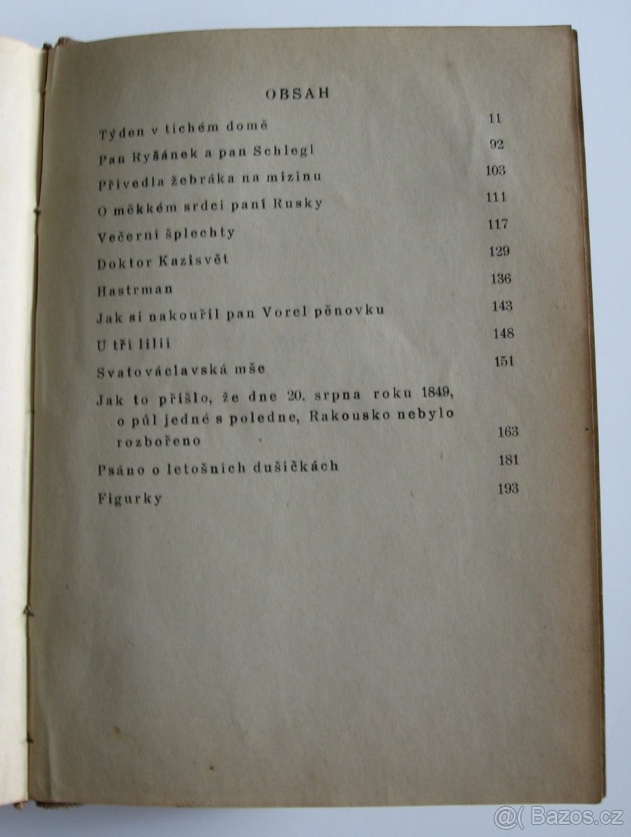 Jan Neruda: POVÍDKY MALOSTRANSKÉ - 6