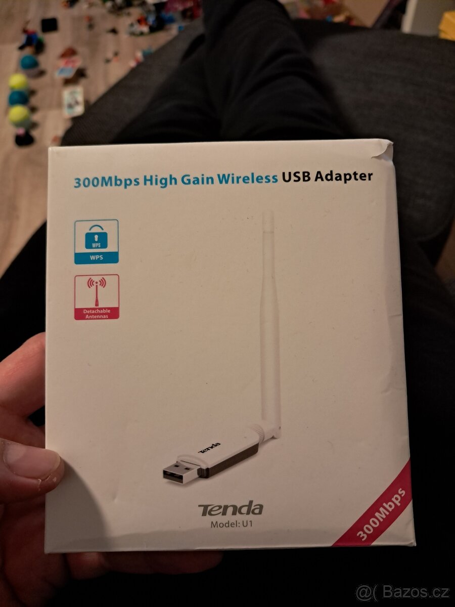 Wi-Fi adaptér Tenda U1 Wireless-N (U1) bílý - 6