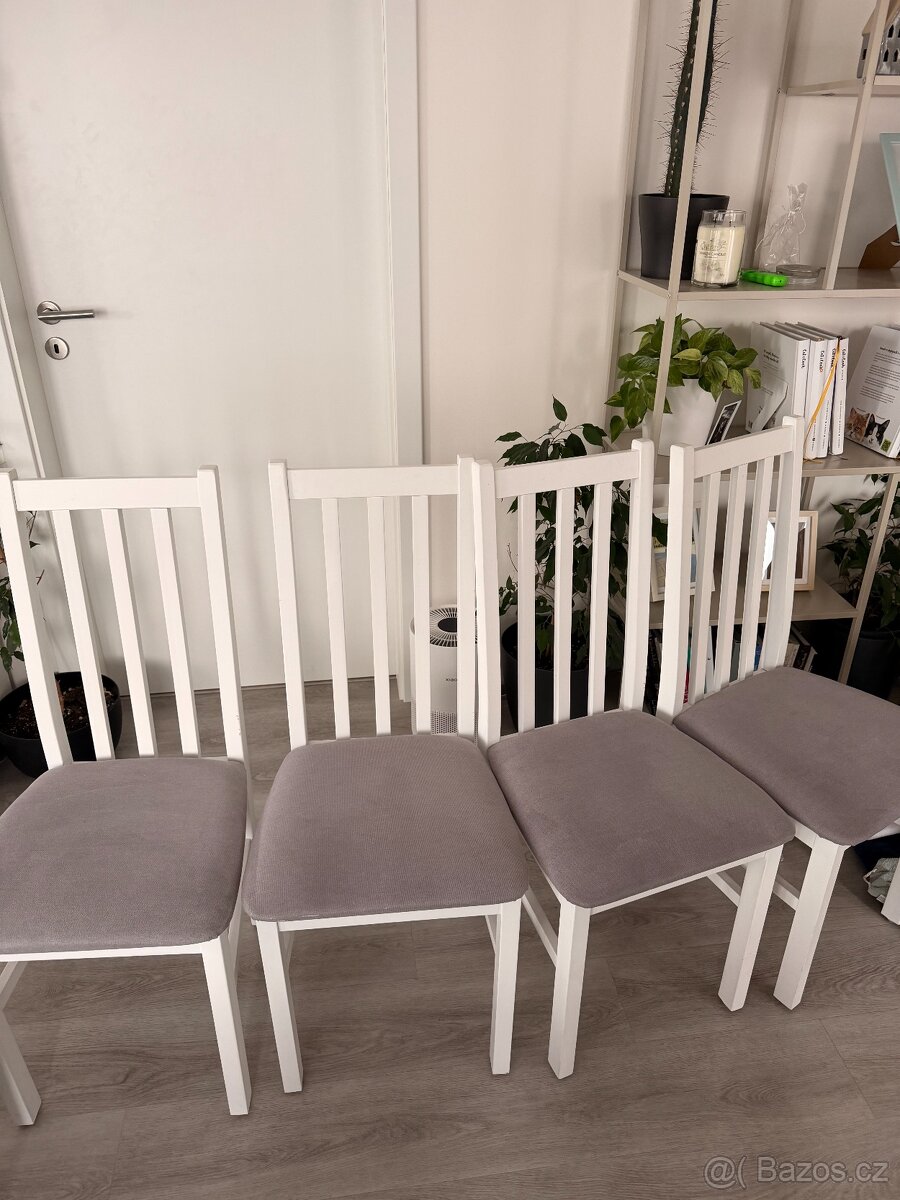 4šedobílé židle sconto nábytek - 6