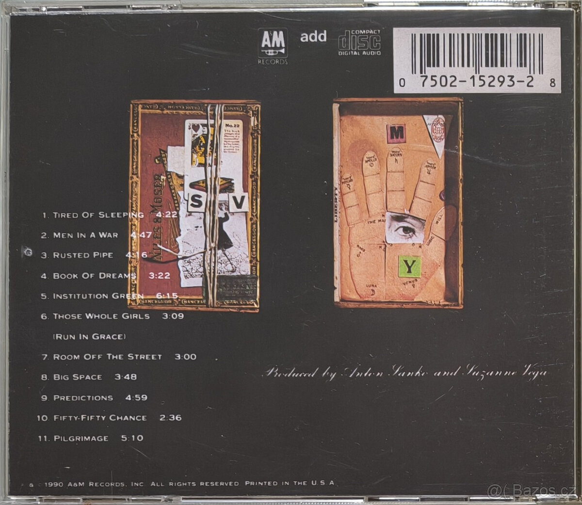 CD Suzanne Vega: Suzanne Vega / Days of Open Hand - 6