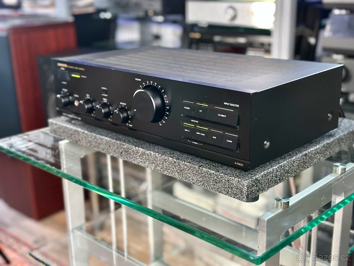ONKYO A-8420 (r.1989) PHONO, Loudness, CD Direct - 6