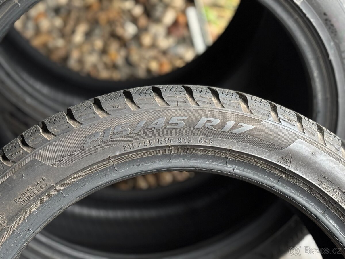 215/45/17 - Pirelli zimní pár pneu - 6