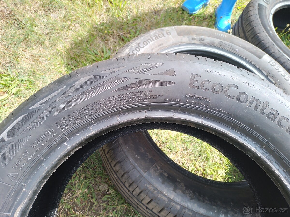 Letní nové pneu Continental 195/55 R16 87H - 6
