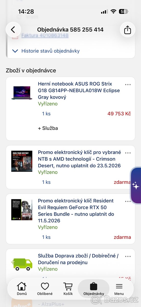 Herní notebook ASUS ROG STRIX G18 - 6