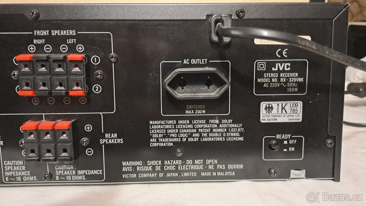 AV receiver JVC RX-320VBK - 6