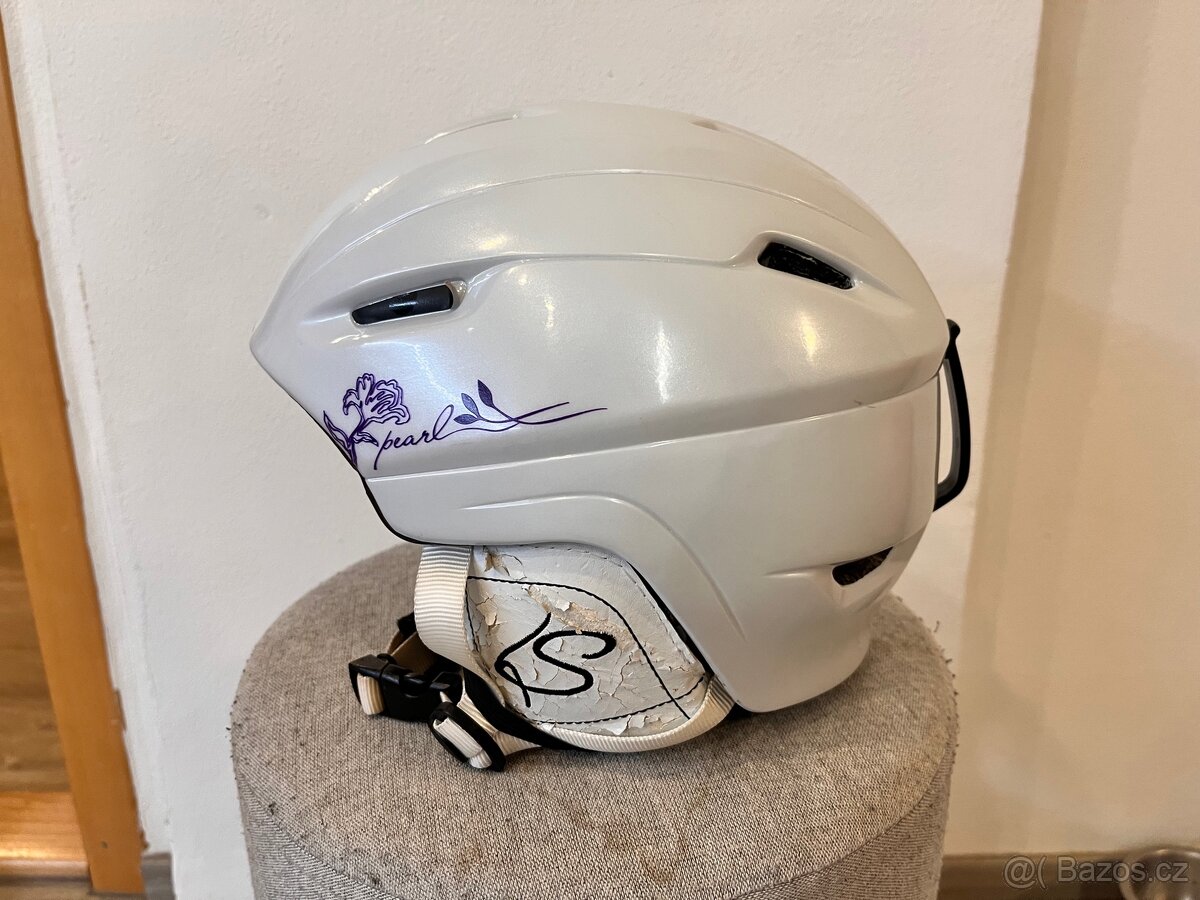 Lyžařská helma přilba + brýle - 6