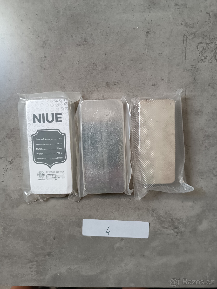 Stříbrné investiční slitký - 6